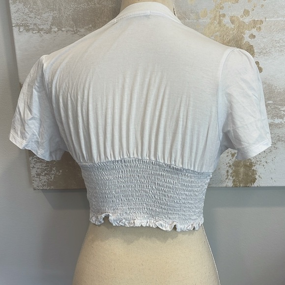 White Crop Top by Brooklyn Karma - Picture 3 of 5